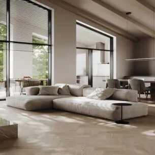 Кварцевый паркет Quartz Parquet Штучный Паркет 44-1258-05 Дуб Пряная Ваниль
